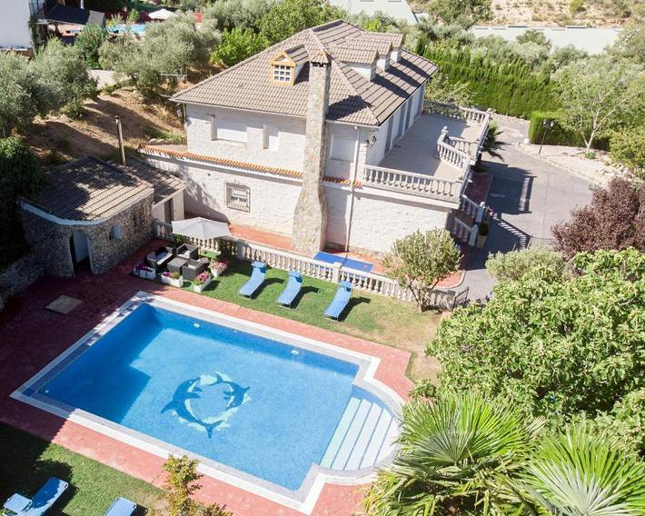 Casa rural para 8 personas, con piscina además de vistas y jardín, Se admiten mascotas en Los Villares - 3