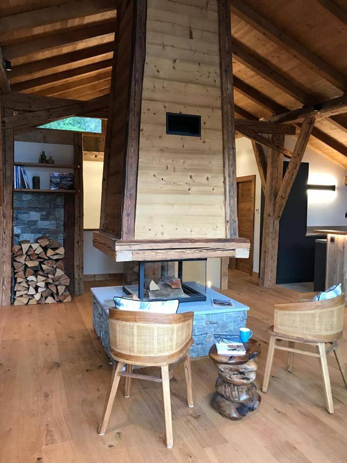 Gîte pour 11 personnes, avec vue ainsi que sauna et balcon à Servoz - 2
