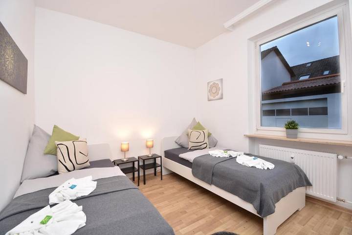 Appartement de vacances pour 6 personnes, avec Terrasse et Jardin