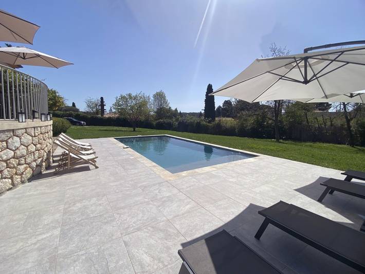 Ferienhaus für 6 Personen, mit Terrasse und Garten sowie Pool in Vence - 4