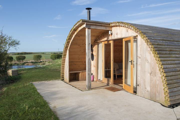 Hut for 2 people, with garden in Yorkshire