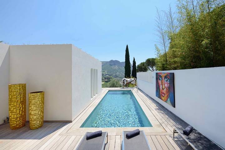 Villa für 6 Personen, mit Terrasse und Garten, mit Haustier