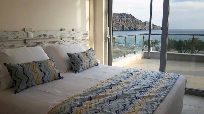 Strandhaus für 6 Personen, mit Garten und Ausblick auf Kreta