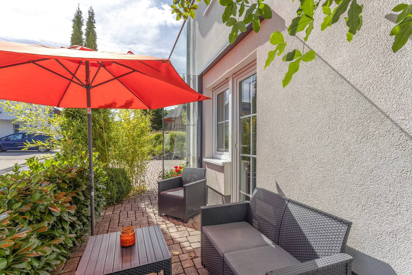 Ganze Wohnung, Ferienwohnung 'Sommerwind Am Finkenbusch' mit Bergblick, privater Terrasse und Wi-Fi in Willingen, die Mittelgebirge