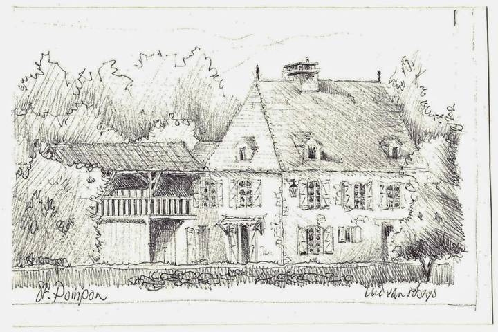 Location de vacances pour 2 personnes, avec vue ainsi que piscine et jardin à Saint-Pompont - 2