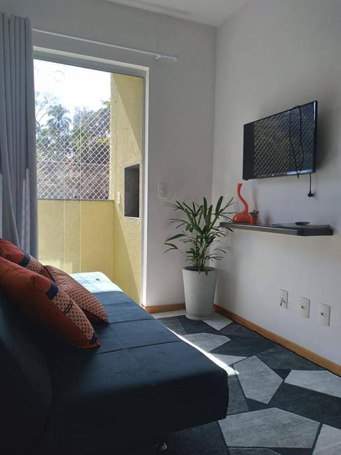 Casas e apartamentos de temporada para 4 pessoas, com balcão e vista, adaptado a crianças em Blumenau