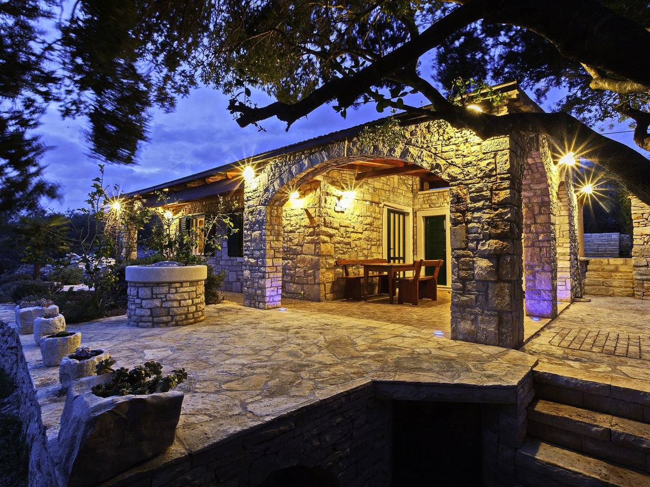 Stone House San Pelegrin-Two Bedroom Holiday Home with Terrace and Sea View in Vela Luka, Korcula