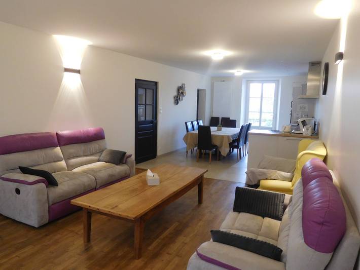 Gîte pour 8 personnes, avec jardin