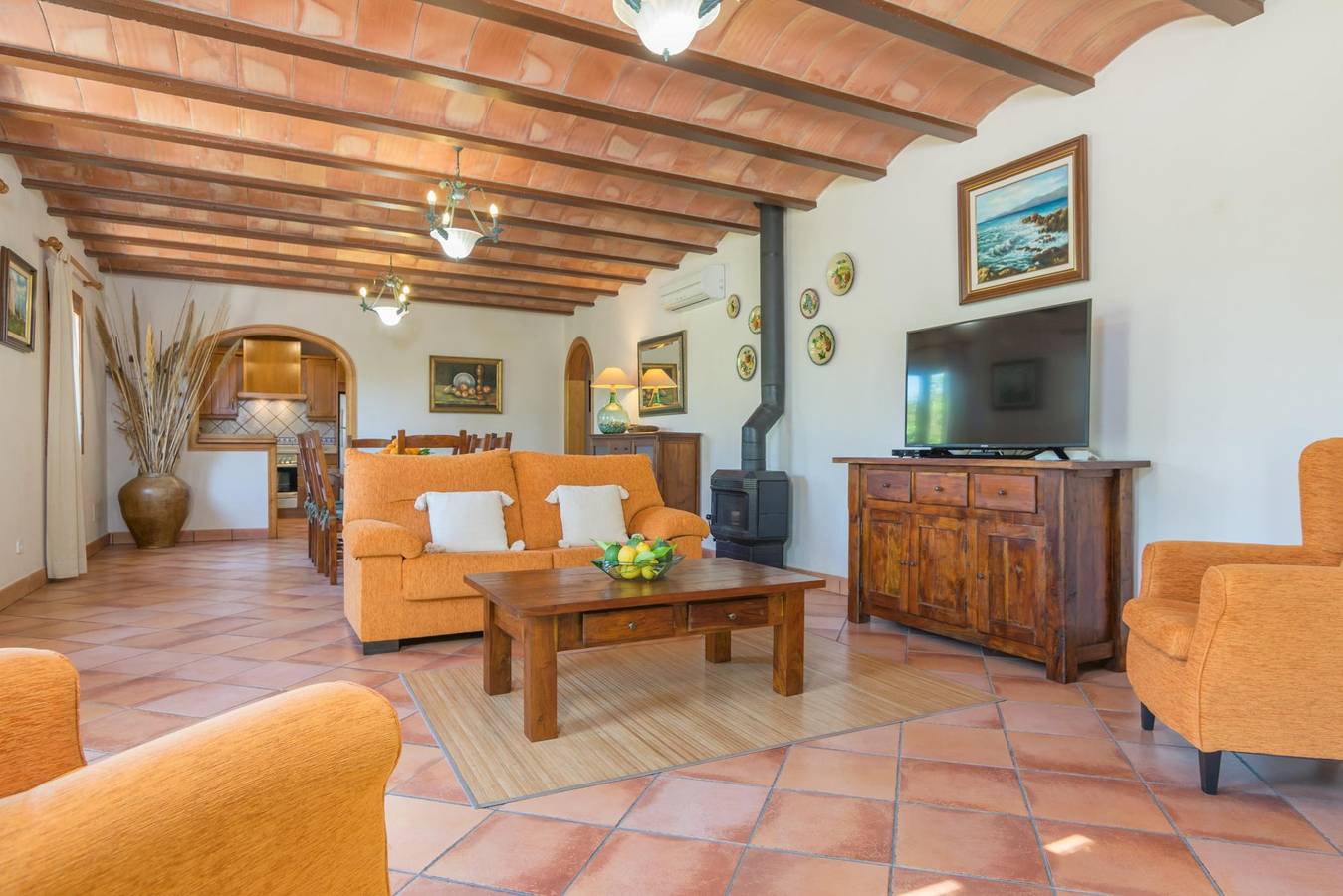 Can Mostatxet - Schönes Landhaus mit privatem Pool 1,6 km vom Strand entfernt. Wifi gratis in Can Picafort, Santa Margalida
