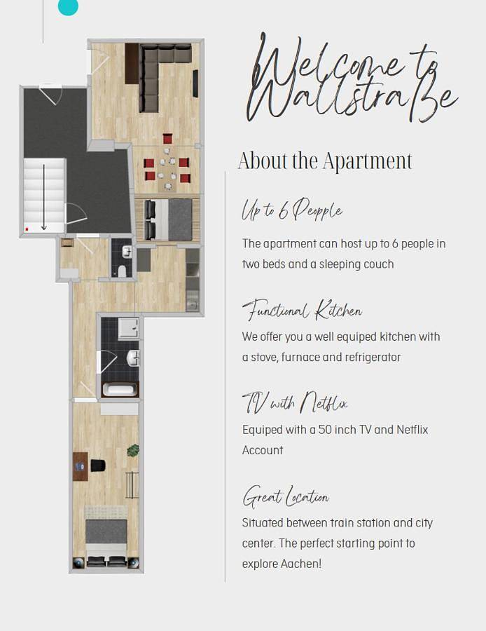 Ferienwohnung für 6 Personen in Aachen - 4