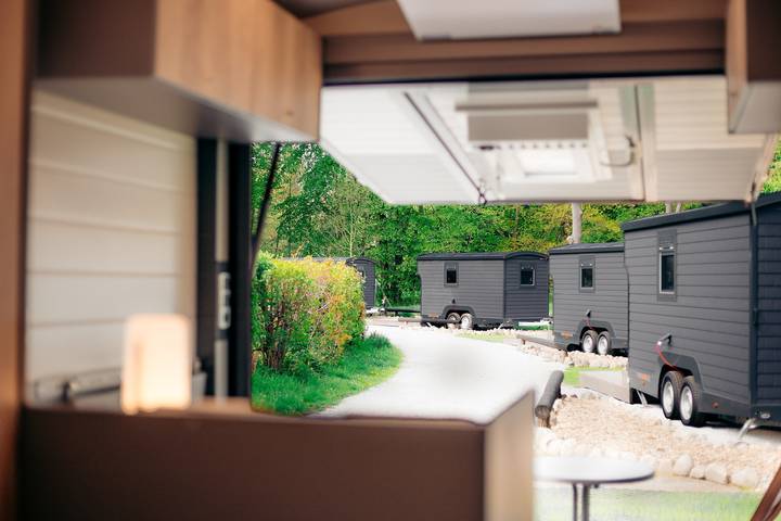 Wohnwagen für 2 Personen, mit Terrasse im Spreewald - 3