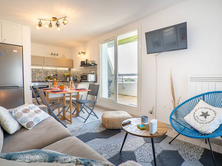 Appartement de vacances pour 4 personnes, avec Balcon et Terrasse à La Grande-Motte
