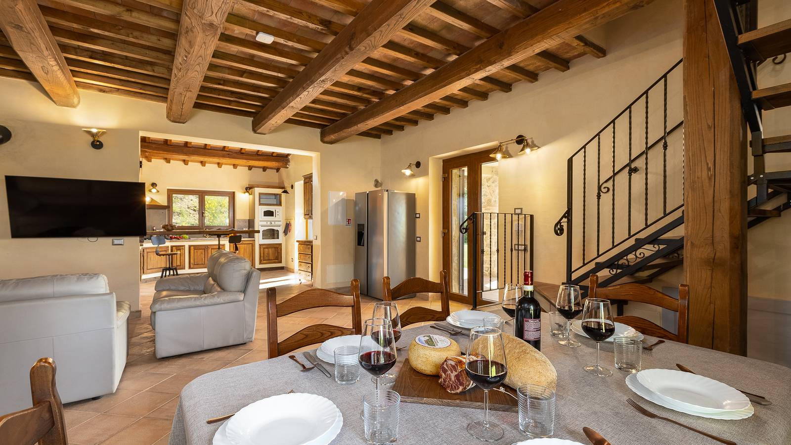Villa für 6 Personen mit Balkon in Arcidosso, Grosseto Provinz