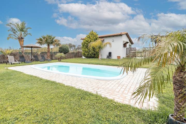 Ferienhaus für 4 Personen, mit Balkon und Garten auf Rhodos