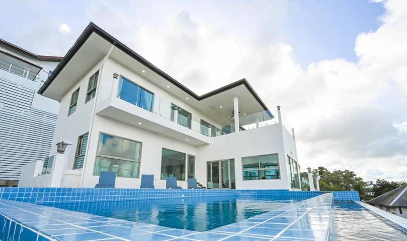 Villa mit pool für 8 Personen, mit Balkon und Pool sowie Ausblick auf Koh Samui