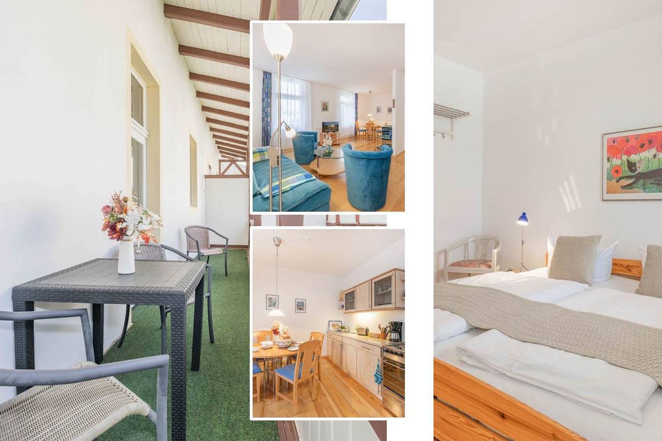 Appartement entier, Ferienwohnung Waldfriede Blau – strandnah & ruhig im Herzen von Bansin in Bansin, Heringsdorf