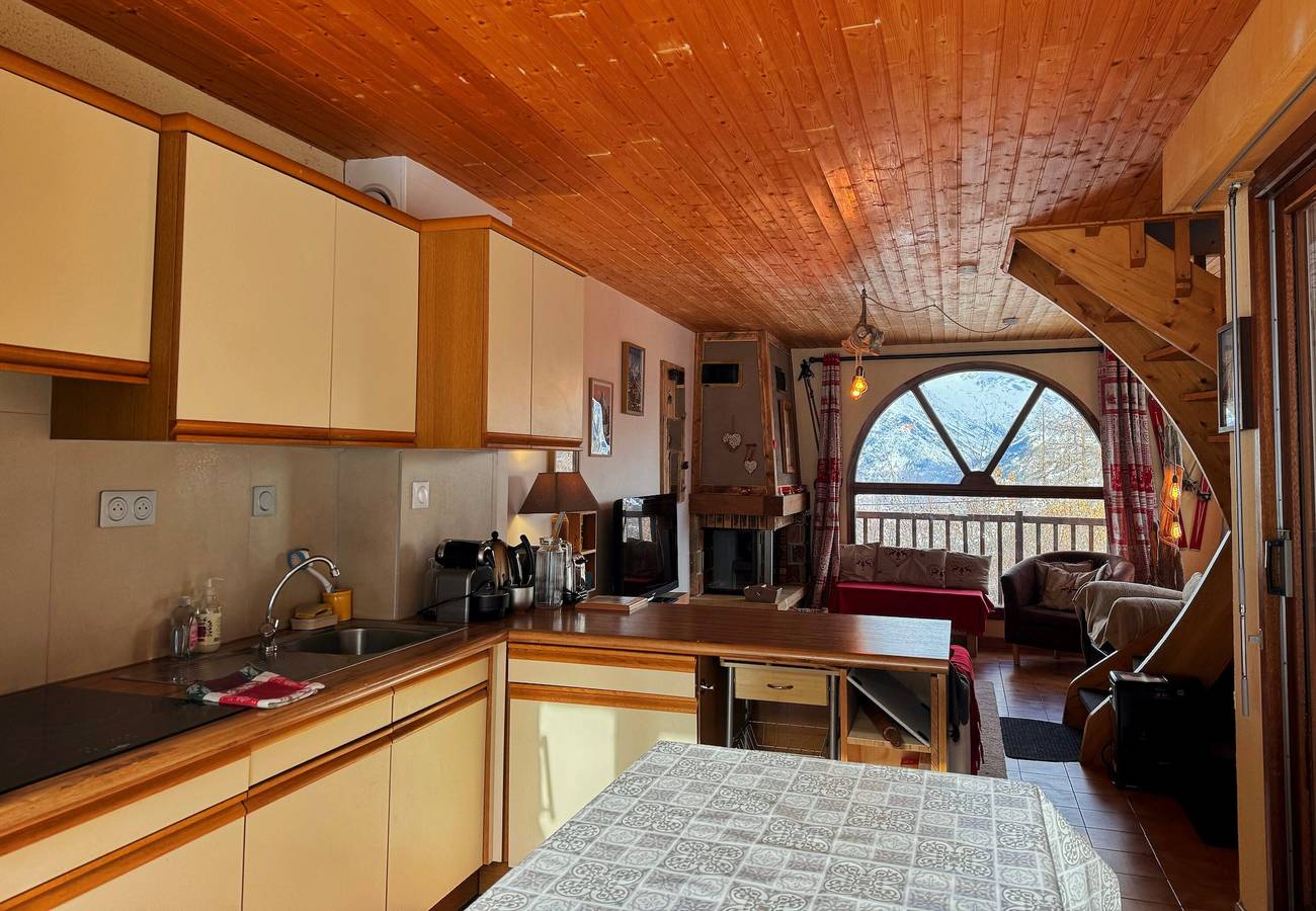 Appartement entier, Chalet de montagne (6 personnes) in Puy-Saint-Vincent, Parc national des Écrins