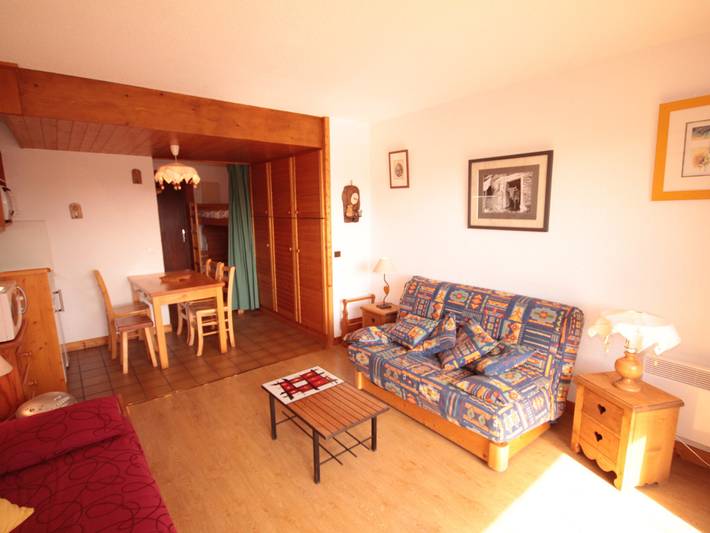 Estudio entero, Estudio Cabina en Les Saisies - 5 pers, 26 m² con Balcón Sur, Mascotas Ok in Les Saisies, Albertville region