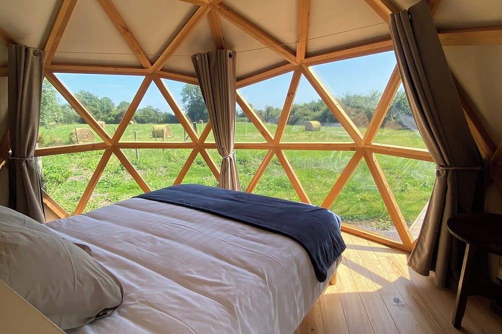 Geodesic dome with spa in the Baie de Somme in Favières, Abbeville und Umgebung