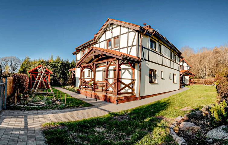 Dom dla 10 osób, z taras i widok w Dębina