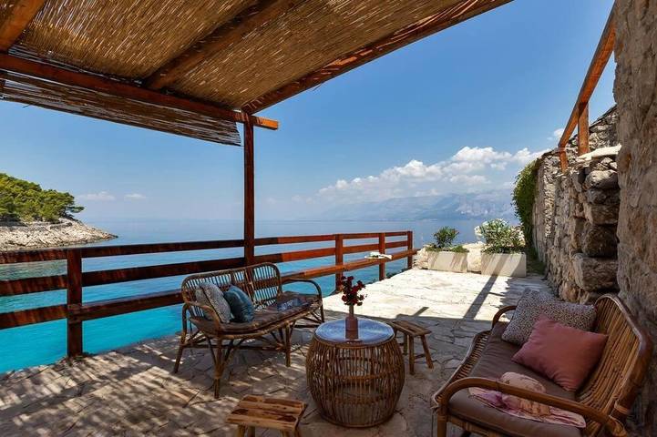 Ferienhaus für 2 Personen, mit Balkon/Terrasse auf Hvar