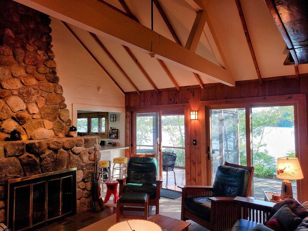 Cozy Lake Winnipesaukee Camp on Braun Bay with spectacular views in Moultonborough, Lake Winnipesaukee