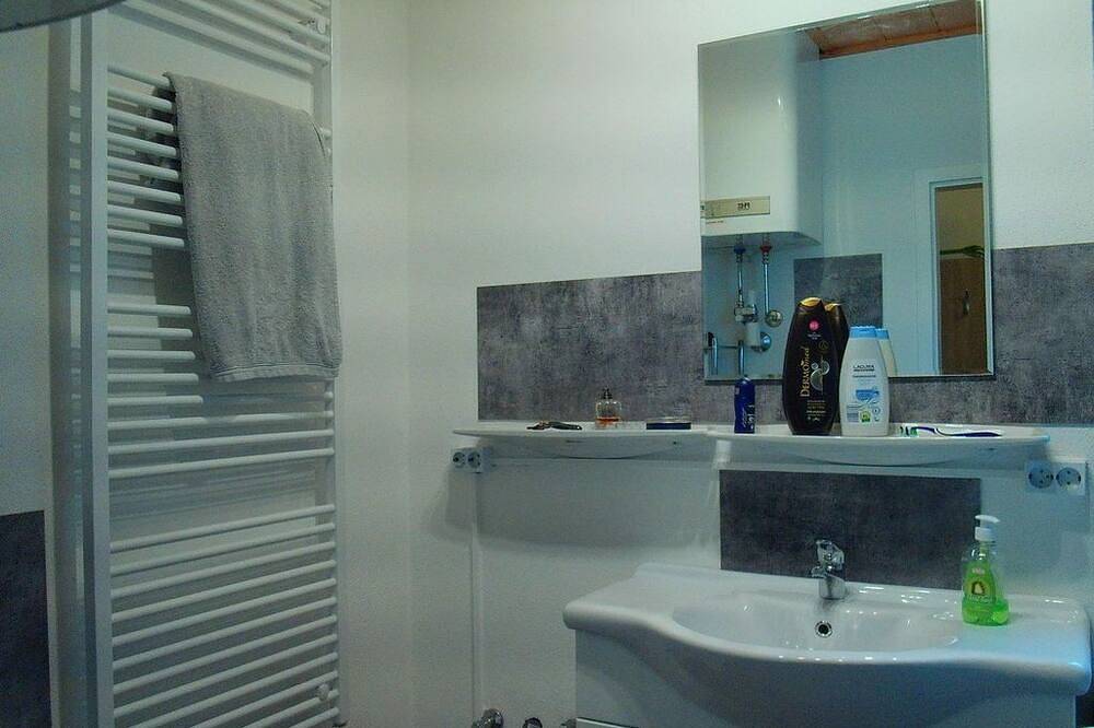 Ganze Wohnung, Apartment Alpenstille Flattnitz - Appartement/Fewo, Toilette und Bad/Dusche in Flattnitz, Glödnitz