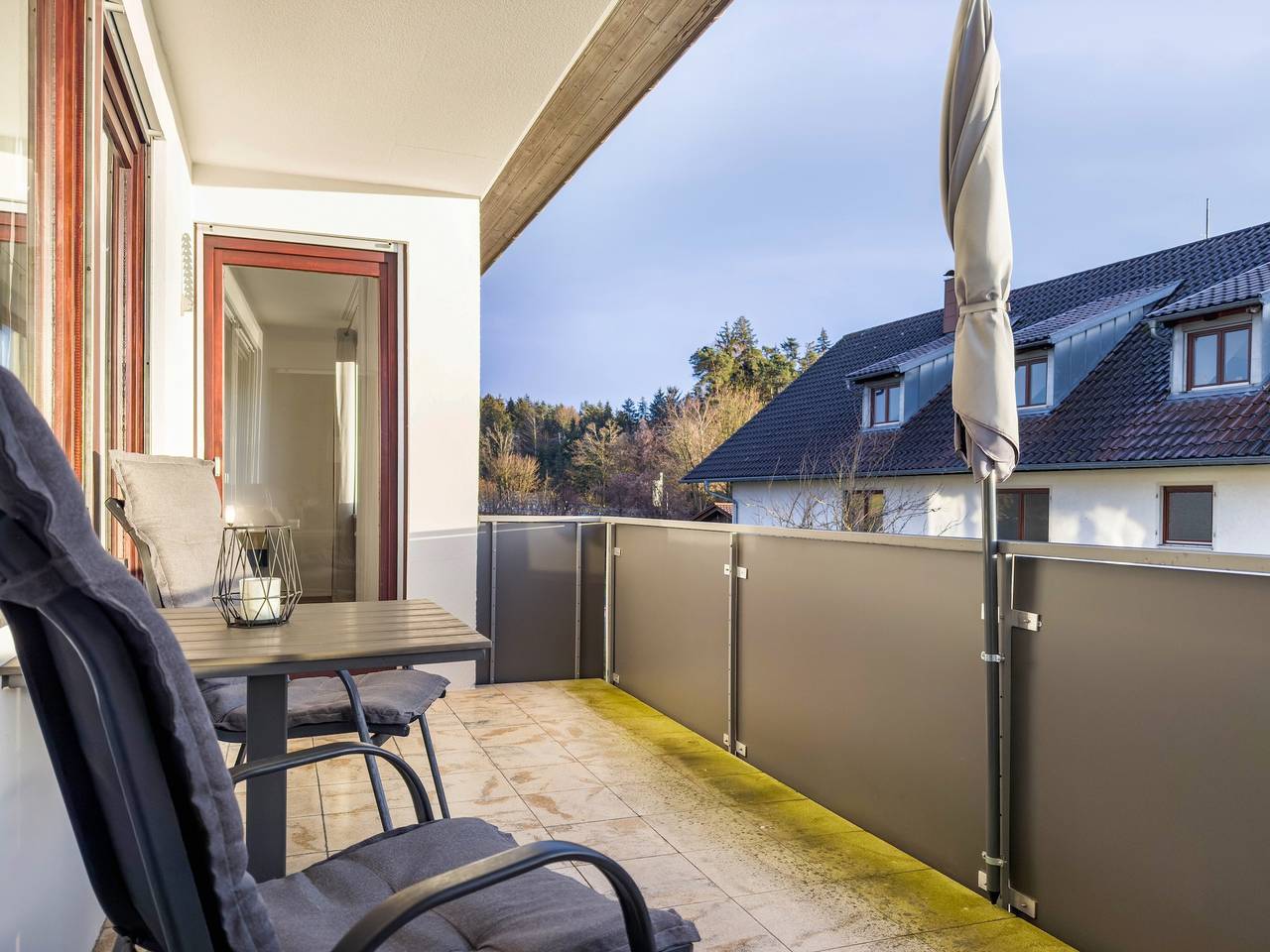 Ganze Wohnung, Apartment „Fewo Hotz Am Golfclub Lindau 1b“ mit Bergblick, Balkon und Wlan in Lindau, Bayerisch Schwaben