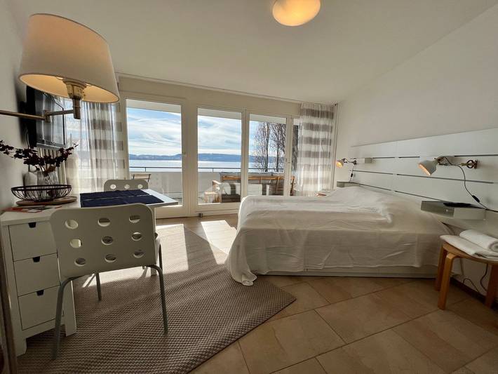 Ferienwohnung für 2 Personen, mit Balkon und Seeblick sowie Ausblick am Bodensee - 4