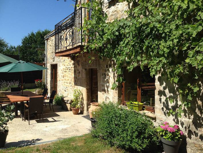Chambre d’hôte pour 3 personnes, avec Balcon et Jardin