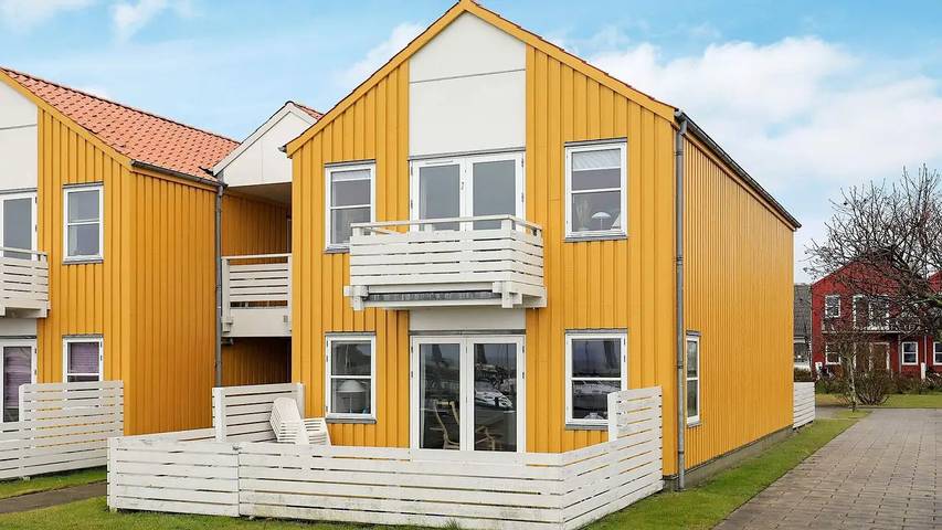 Ferienhaus mit Meerblick für 5 Personen, mit Balkon auf Langeland