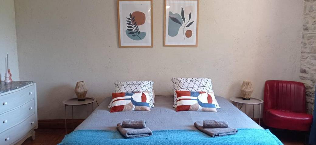 Maison de vacances pour 10 personnes, avec vue et jardin, animaux acceptés