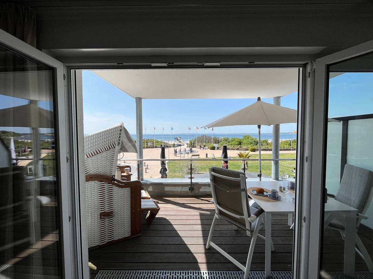 Ferienwohnung mit Meerblick für 2 Personen in Pelzerhaken, Ostsee Schleswig-Holstein