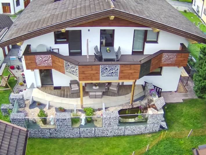Ferienwohnung für 6 Personen, mit Balkon und Garten