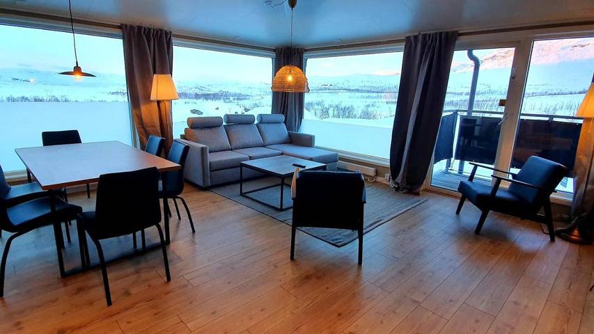 Ferienwohnung für 6 Personen, mit Ausblick und Sauna sowie Balkon in Lappland (Schweden) - 2