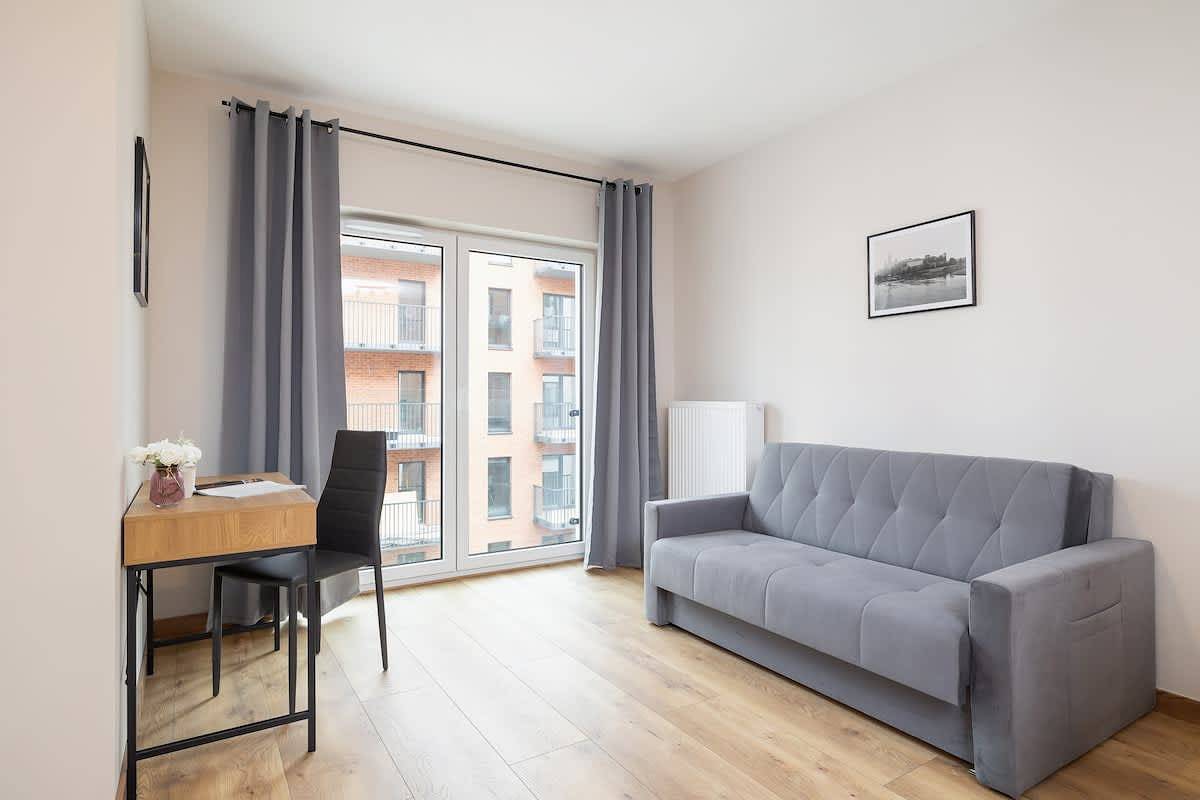 Appartement entier, Modern Apartment in Zablocie | Parking | Balcony in Cracovie, Petite-Pologne