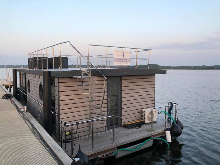 Boot für 5 Personen, mit Terrasse und Seeblick sowie Ausblick an der Schlei-Ostsee