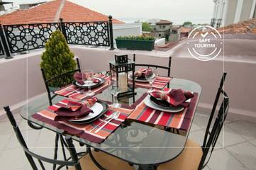Ferienwohnung für 7 Personen, mit Sauna und Ausblick sowie Garten in der Türkei