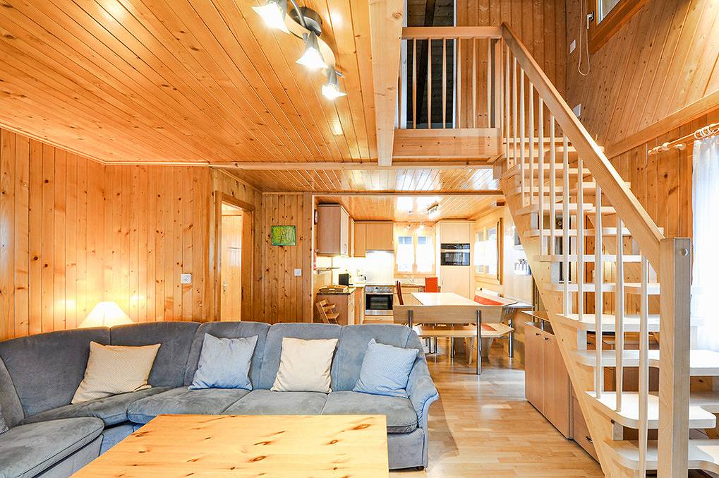 Ganze Ferienwohnung, Chalet Dilaila Fewo oben in Grächen, Walliser Alpen