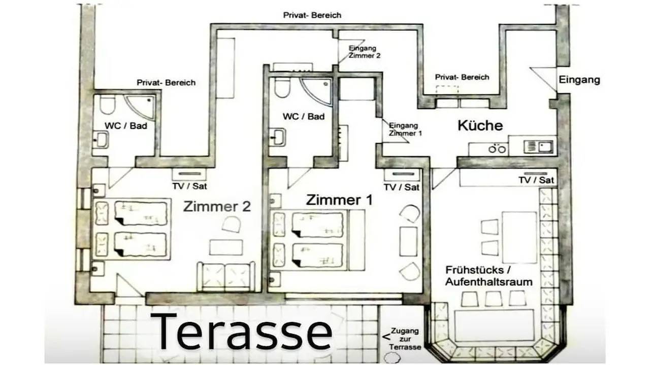 Ganze Ferienwohnung, Ferienwohnung für 4 Personen (75 m²) in Struppen in Struppen, Elbsandsteingebirge