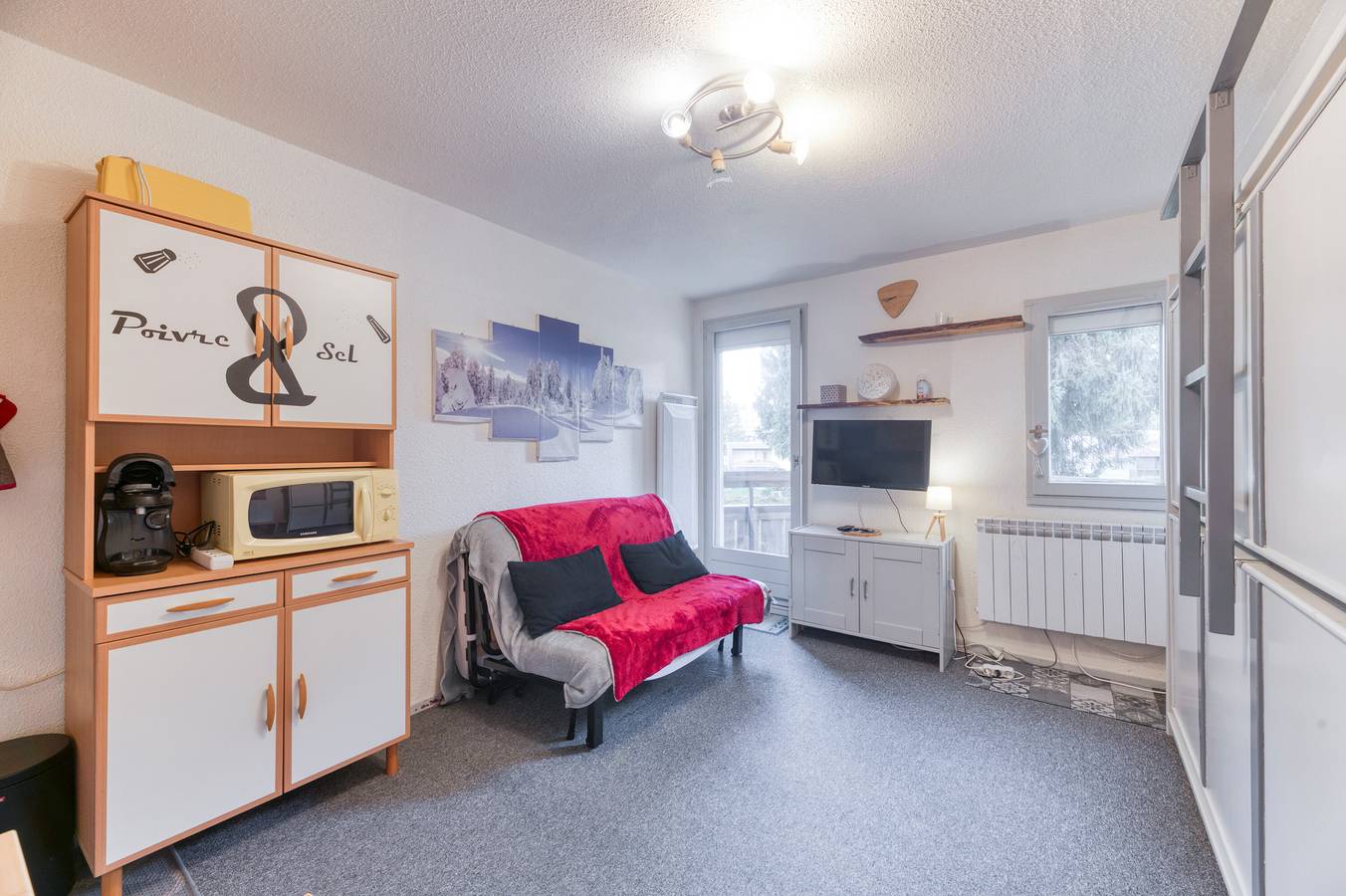 Appartement entier, Appartement 'Les Sapins 1' avec vue sur la montagne et balcon in Prapoutel, Les Adrets