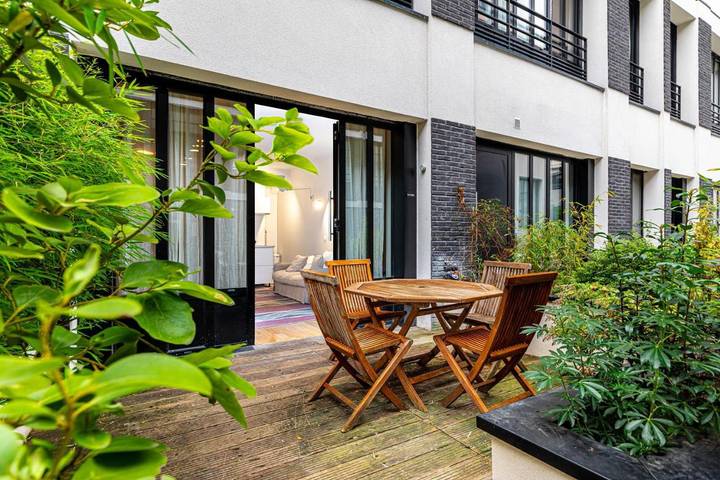 Appartement de vacances pour 4 personnes, avec jardin