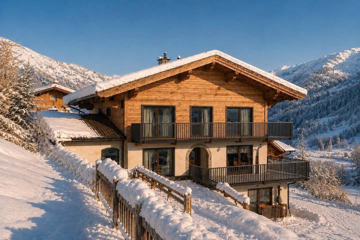 Vakantiewoning voor 6 personen, met Balkon en Tuin in Hippach