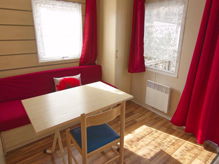 Flower Camping le Mat - Mobilhome 2 personas - Mobil home Standard 16m² - 1 habitación - terraza 2 pers in Trévou-Tréguignec, Costa de granito rosa