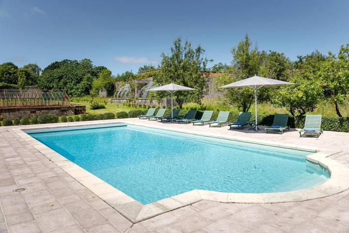 Location de vacances pour 15 personnes, avec vue ainsi que jardin et piscine à Yvetot-Bocage - 3