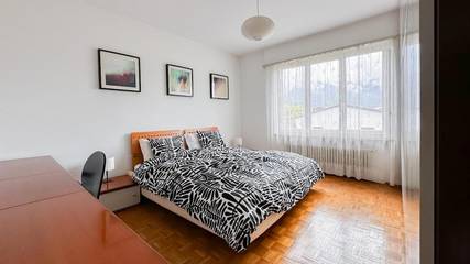 Gîte pour 5 personnes, avec vue et terrasse dans Roveredo Capriasca