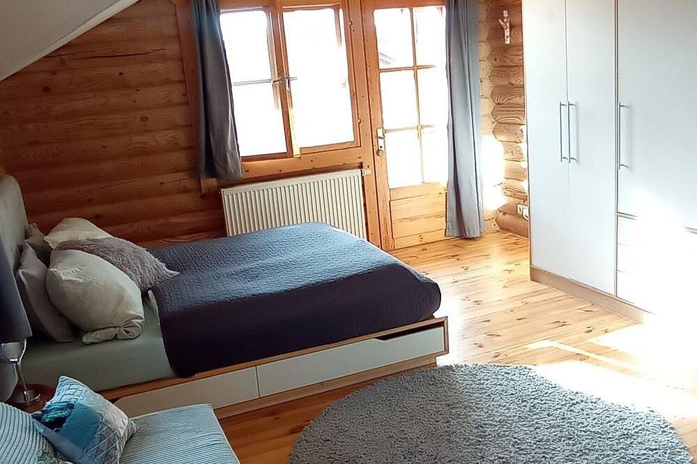 Lodge im Blockhaus -gemütliches Chillen im blauen Land am Fuße der bayr. Alpen in Obersöchering, Pfaffenwinkel