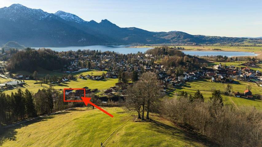 Ferienwohnung für 9 Personen, mit Ausblick und Terrasse in Kochel am See