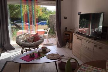 Gîte pour 4 personnes, avec jardin et balcon à Aytré