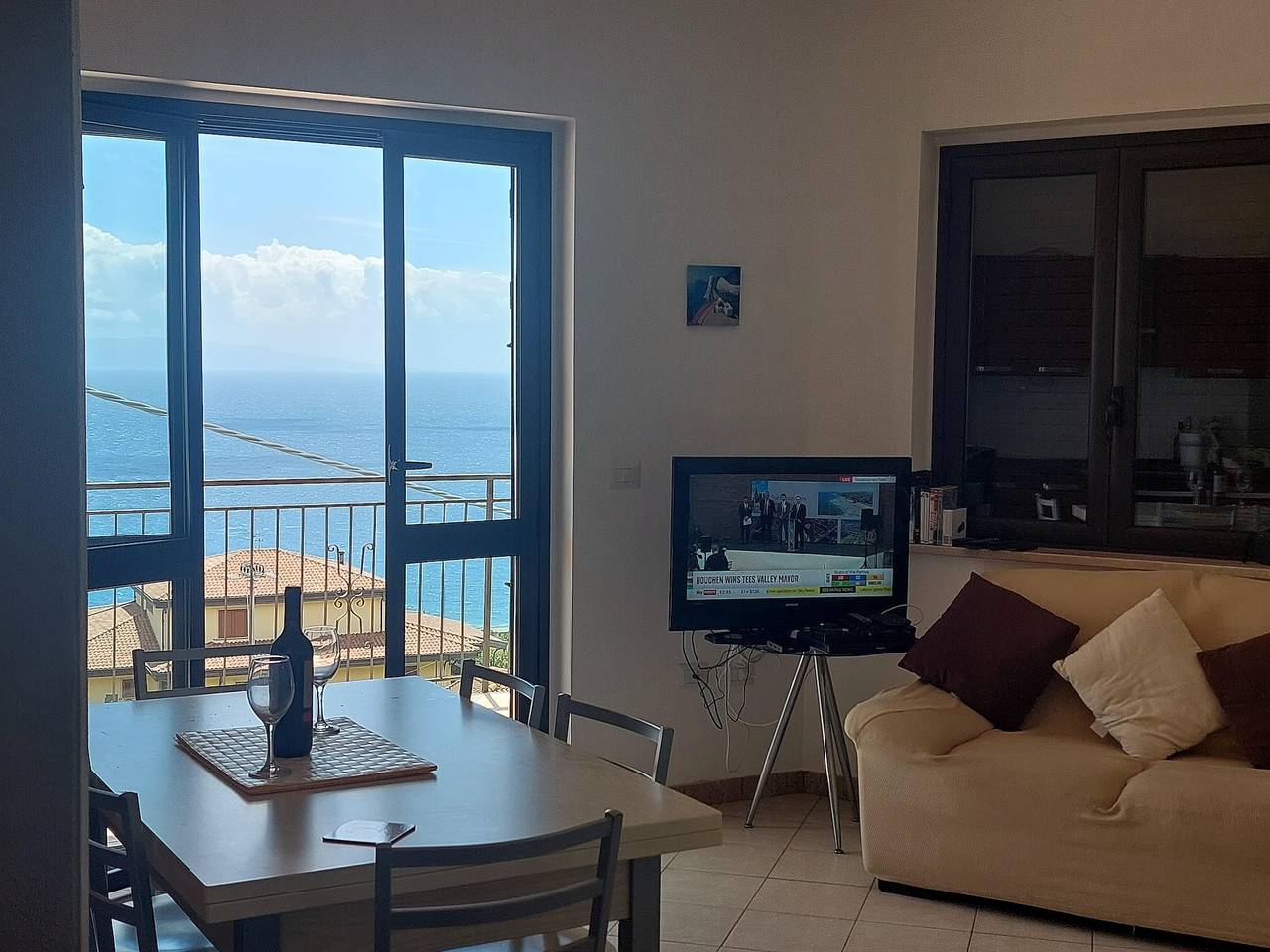 Appartement de vacances entier, Appartement de vacances pour 6 personnes avec balcon in Joppolo, Province de Vibo Valentia